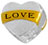 wholesale Love on heart 925 sterling silver bead jewelry