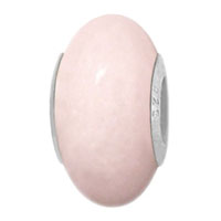 pink opal beads for European modular jewelry