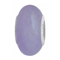 Semiprecious lavender blue charms