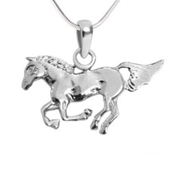 Horse sterling silver pendant charms
