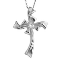 Cross sterling silver pendant 