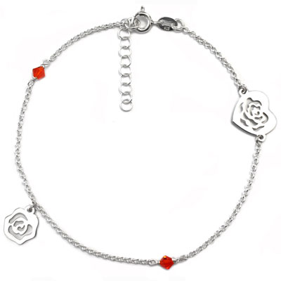 8105 silver anklets and chains