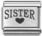 Wholesale Word Sister laser charm and wholesale 925 sterling silver beads for personalized silver jewelry