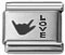 Wholesale Word Love laser charm and wholesale 925 sterling silver beads for personalized silver jewelry