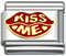 Wholesale Word Kiss Me on lips charm and wholesale 925 sterling silver beads for personalized silver jewelry
