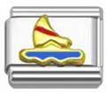 sail boat Italian charms