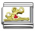 cheerleader Italian charms
