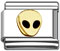 Wholesale Alien's face Italian charms for Halloween and wholesale 925 sterling silver beads for personalized silver jewelry