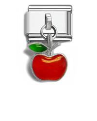 Dangle apple Italian charms