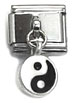 Wholesale Dangle yingyang Italian charms and wholesale 925 sterling silver beads for personalized silver jewelry