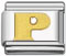 Italian charm letter P