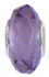 wholesale February birthstone bead with sterling silver caps for Pandora silver jewelry and Murano jewellery