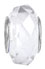 wholesale April birthstone bead with sterling silver caps for Pandora silver jewelry and Murano jewellery