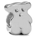 wholesale Teddy bear 925 sterling silver bead for Pandora silver jewelry and Murano jewellery