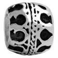 wholesale Round wheel shape 925 sterling silver bead for Pandora silver jewelry and Murano jewellery