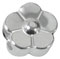wholesale Shiny flower shape sterling silver bead for Pandora silver jewelry and Murano jewellery