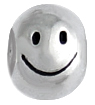 wholesale Happy face 925 sterling silver bead for Pandora silver jewelry and Murano jewellery