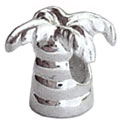 wholesale Palm Tree 925 sterling silver bead for Pandora silver jewelry and Murano jewellery