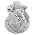wholesale Purse 925 sterling silver beads for modular jewelry for Pandora silver jewelry and Murano jewellery