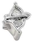 wholesale Archery sterling silver bead for Pandora silver jewelry and Murano jewellery