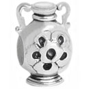 vase silver bead jewelry