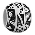 Gothic design sterling silver bead