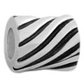 Diagonal sterling silver bead jewelry