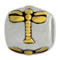 dragonfly on 925 sterling silver beads