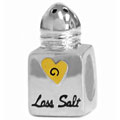 Salt bottle 925 sterling silver bead jewelry