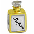 perfume bottle sterling silver bead jewelry