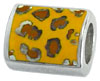 wholesale Leopard skin design 925 sterling silver beads for Pandora silver jewelry and Murano jewellery