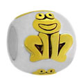 Frog sterling silver bead jewelry
