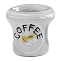 Coffee cup 925 sterling silver bead for European charm bracelets