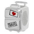 Travel bag 925 sterling silver bead for European modular bracelets