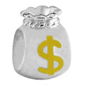 money bad 925 sterling silver bead jewelry