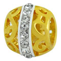 Gold plated sterling silver bead jewelry