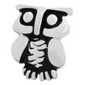 owl 925 sterling silver bead jewelry