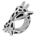 giraffes 925 sterling silver bead jewelry