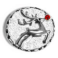 reindeer on 925 sterling silver bead jewelry