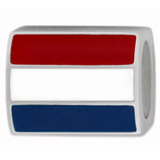 Dutch flag for European modular bracelets