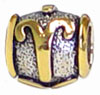 wholesale Gold plated sterling silver zodiac bead - Aries for Pandora silver jewelry and Murano jewellery