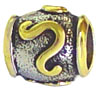 wholesale Gold plated sterling silver zodiac bead - Leo for Pandora silver jewelry and Murano jewellery