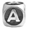 wholesale Sterling silver alphabet bead A for Pandora silver jewelry and Murano jewellery