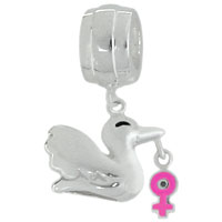 baby girl charm Italian jewelry