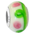 glass bead for European charm bracelet jewelry