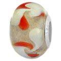 glass bead for European charm bracelet jewelry