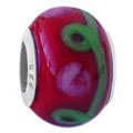 glass bead for European charm bracelet jewelry