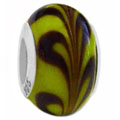 glass bead for European charm bracelet jewelry