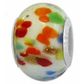glass bead for European charm bracelet jewelry