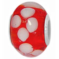 glass bead for European charm bracelet jewelry